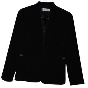 Tahari Arthur S. Levine Petite Blazer with Gold Accents